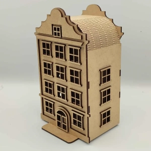 Kamieniczka hdf 3 mm – zestaw do samodzielnego złożenia z podstawką