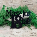 napis masz już 18 lat czarny pleksi 3mm