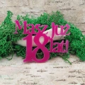 napis masz już 18 lat różowy pleksi 3mm