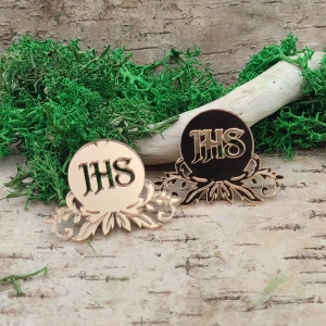 Komunia –IHS z dolnym ornamentem pleksi | 1 lub 5 szt.