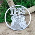 dekoracja komunijna ihs pleksi