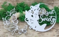 wycinanka chrzest scrapbooking motyle