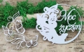 dekoracja handmade motyle ramka