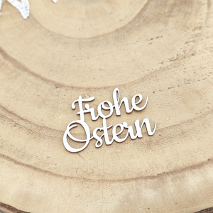 Tekturka napis Frohe Ostern