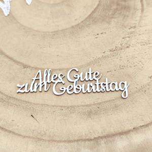Tekturka napis Alles Gute zum Geburtsrag