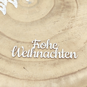 Tekturka napis Frohe Weihnachten