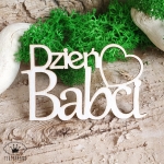 Tekturka napis- DZIEŃ BABCI