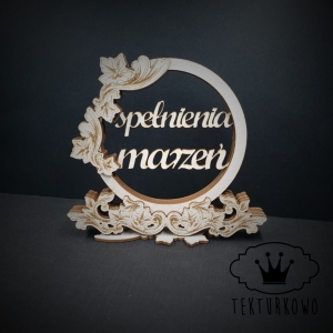 Tekturka 3D- SHAKER SPEŁNIENIA MARZEŃ grawer, ornament- STANDBOX