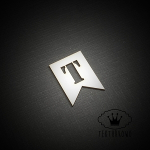 Tekturka- ALFABET CHORĄGIEWKA- T