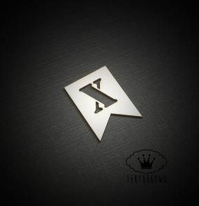 Tekturka- ALFABET CHORĄGIEWKA- X