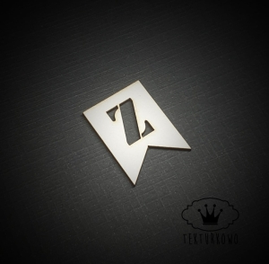 Tekturka- ALFABET CHORĄGIEWKA- Z