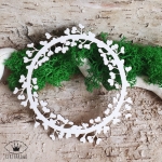 Tekturka- RAMKA OKRĄGŁA LISTKI 1