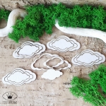 Tekturka- CHMURKI – 5  sztuk