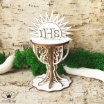 Tekturka 3D- KIELICH Z HOSTIĄ