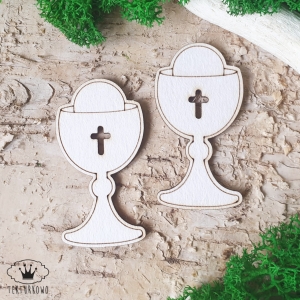 Tekturka- KIELICH z HOSTIĄ, grawer- 2 elementy