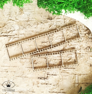 Tekturka- KLISZA FILMOWA MAŁA- 2 elementy