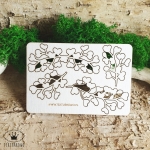 Tekturka- LISTKI 2- 4 elementy