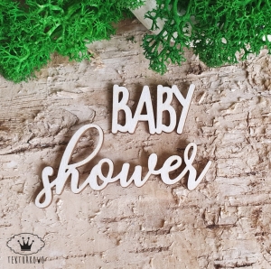 Tekturka napis- BABY SHOWER