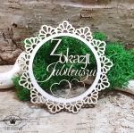 Tekturka- Z OKAZJI JUBILEUSZU, ramka, ażur