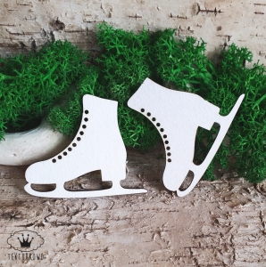 Tekturka- ŁYŻWY- 2 elementy