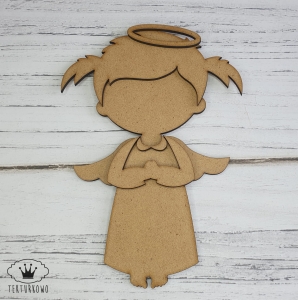 HDF- ANIOŁ WARSTWOWY, DZIEWCZYNKA 20cm