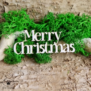 Tekturka napis- MERRY CHRISTMAS