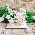 Tekturka 3D STANDBOX- URODZINY, WSZYSTKIEGO NAJLEPSZEGO, PIESEK, grawer, girlanda, do explodingbox