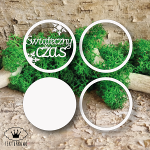 Tekturka- ŚWIĄTECZNY CZAS- SHAKER MINI