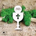 Tekturka- KIELICH, IHS, grawer