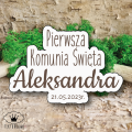napis komunijny beermata zamowienie indywidualne