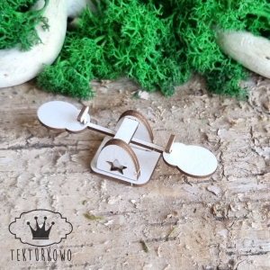 Tekturka 3D- PLAC ZABAW, KONIK, HUŚTAWKA WAGOWA
