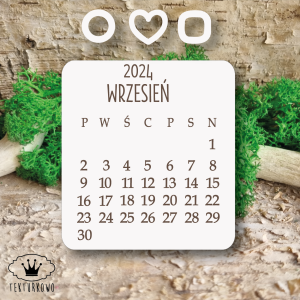 Tekturka- KALENDARZ 2024 WRZESIEŃ