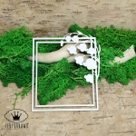 Tekturka „Ramka Kwadratowa – Konwalie, Komunia”