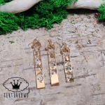 „Świece z pleksi” – zestaw 3 szt. – Pleksi Lustrzana (Złoto/Srebro)