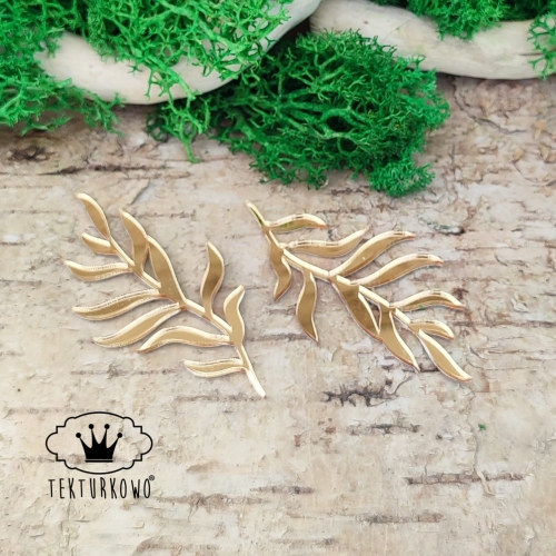 listki pleksi złote 52x40 mm – Tekturkowo