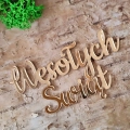 Złoty napis z pleksi „Wesołych Świąt” 70x39 mm – Tekturkowo