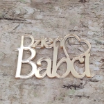 Napis „Dzień Babci”, Pleksi Lustrzana (Złoto/Srebro)